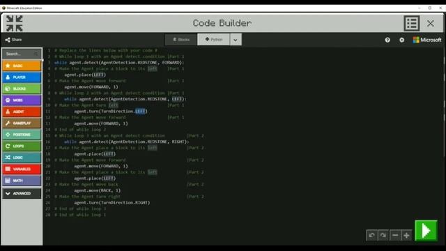 Minecraft EE- Python Walkthrough, Lesson 7- Emergency Response, Activity 3, Part 2 смотреть онлайн