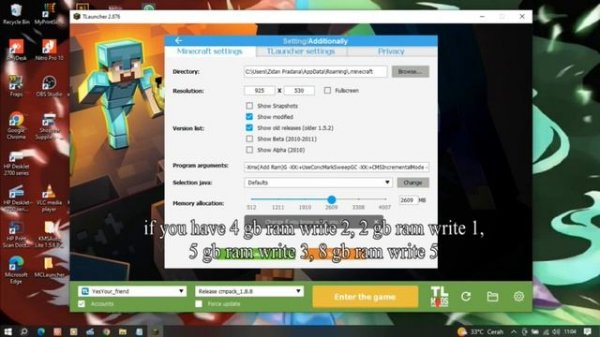 This setting will boost your Fps in minecraft |Best Setting for minecraft 2023|