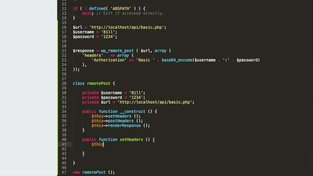 Tutorial - Send Basic Authentication to a REST api Using Wordpress and PHP смотреть онлайн