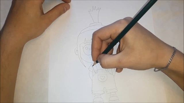 Рисуем Агнес из мультфильма "Гадкий Я" вместе! Как нарисовать девочку Агнес из "Гадкий Я"? смотреть онлайн