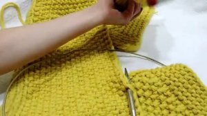 Жилет на раз два три из толстой пряжи*Мастер-класс*Вяжем толстыми спицам* Могли бы такое представит