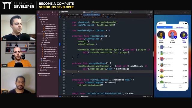 In MVVM, the state change should happen in ViewModel, so the View can be as simple as possible. смотреть онлайн