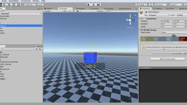 [UNITY 3D]Гайд по быстрому - Система LOD смотреть онлайн