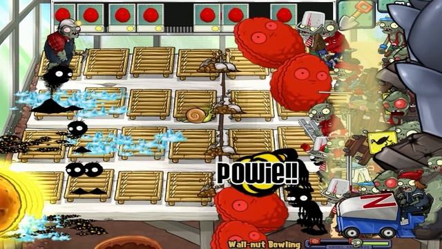 Giant Wall Nut Bowling vs 5 Dr. Zomboss Mod all Zombies PvsZ смотреть онлайн