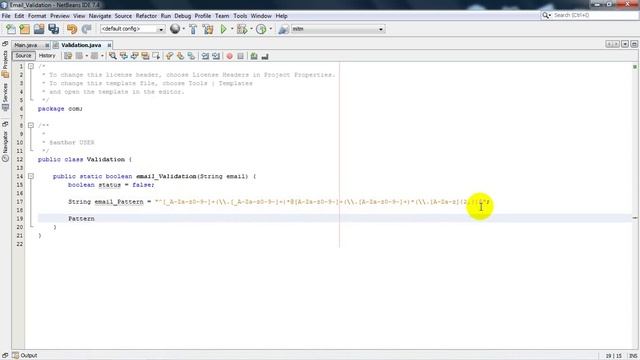 Java Email Validation смотреть онлайн