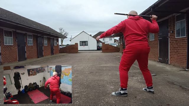 Bartitsu, Whack 'em Out Walking Stick Self Defence. Single/double/triple, Face & Head Strike Drills