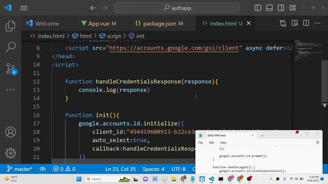 Javascript OAuth2 One Tap Auto Google Login & Logout Project Using JWT & Google Identity Services смотреть онлайн