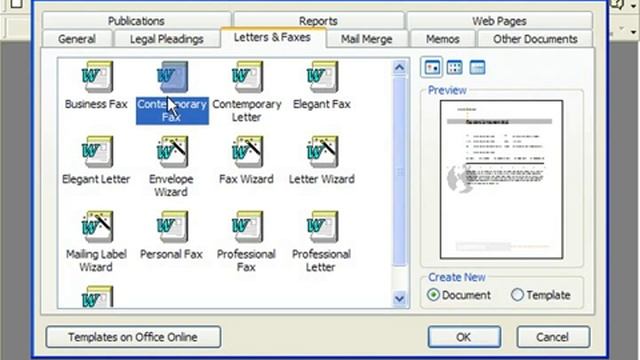 Word 2003 Tutorial Using Templates Microsoft Training Lesson 8.1 смотреть онлайн