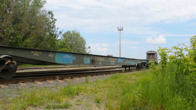 Маневровые работы тепловоза ТГМ6Д-0266 по станции Карьер, Купавинское ППЖТ. смотреть онлайн