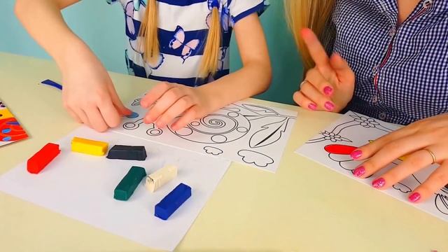 Как раскрасить рисунки пластилином показывают на канале Ева ТВ смотреть онлайн