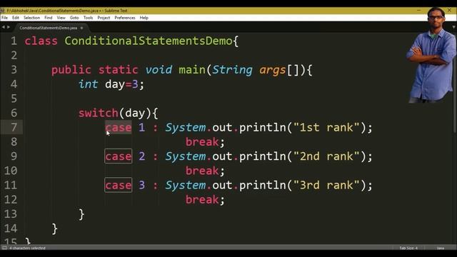Conditional statements in java telugu || if else || switch || if else if смотреть онлайн