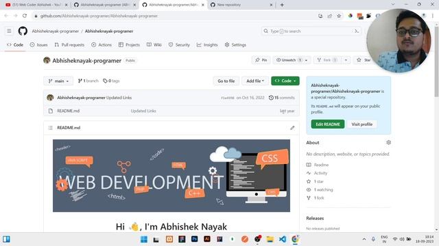 Next Level GitHub Profile README | Create a Awesome Github Profile | Improve your github Profile смотреть онлайн