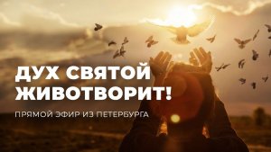 «ПРИСУТСТВИЕ ДУХА СВЯТОГО!» Прямой эфир из Петербурга