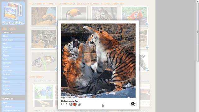 Visual Lightbox JS: Flickr, Picasa and Photobucket support смотреть онлайн