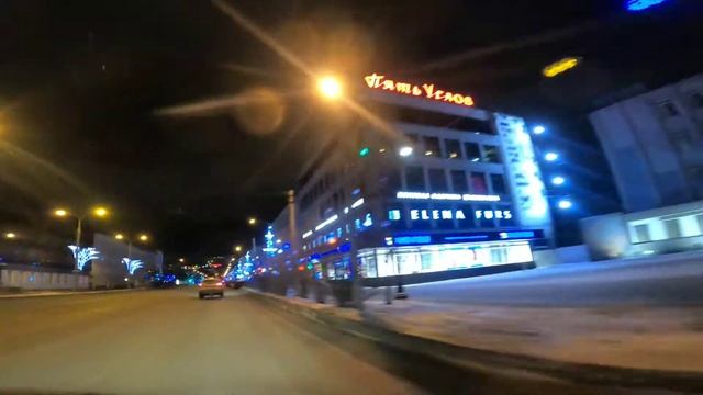 Мурманск. Ночной город смотреть онлайн