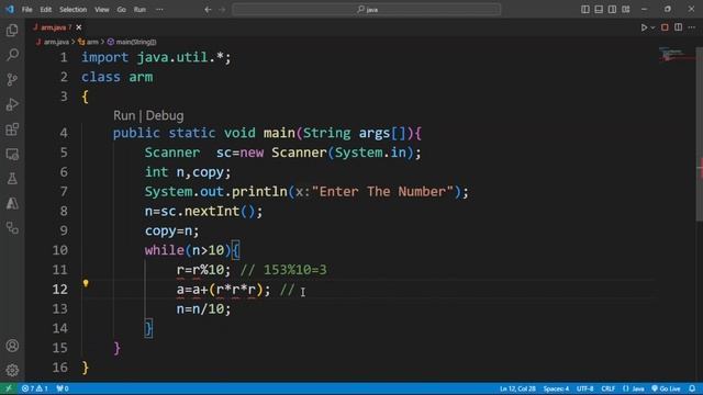 Find a number is Armstrong or not? using Java programming | #javaprogramming #armstrong смотреть онлайн