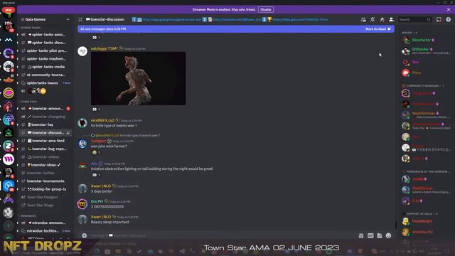 Town Star: LIVE AMA 02 June 2023 смотреть онлайн