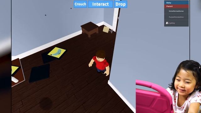RYAN VS BABY SISTER IN ROBLOX OBBY! Let's Play Roblox Obby смотреть онлайн