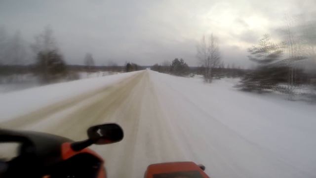 Медведь-Шатун 2016. 1100км. зимой на мотоцикле. смотреть онлайн