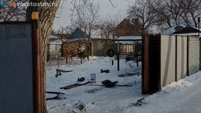 Откатные ворота Алютех - Портфолио смотреть онлайн