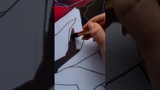 Роспись по шелку. Батик. 100*90см. Свободна смотреть онлайн