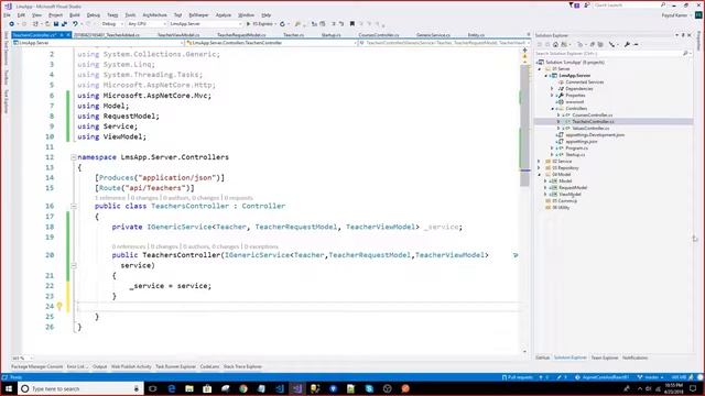 (Bangla) ASP.NET Core and ReactJS B1 : C 7.6 Teacher server implementation смотреть онлайн