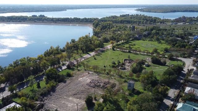 Селище Веселе. С высоты птичьего полета. Жовтень '20.