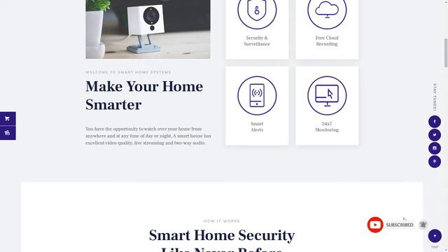 Smart Casa Home Automation amp Technologies WordPress Theme Naiche W смотреть онлайн