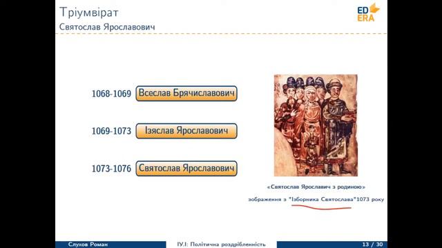 Історія України Ярославовичi та роздробленiсть Володимир Мономах (Тріумвірат ч.2) Відео 1 3 1 2 смотреть онлайн