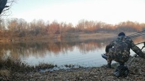 Выехал в марте половить карпа! Карповая рыбалка !Март