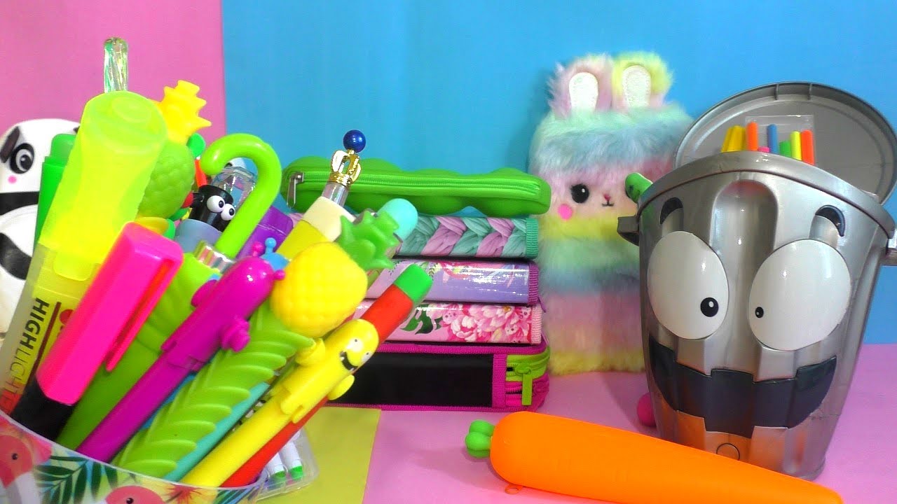 Разбираю и выкидываю канцелярию 2021 пеналы ластики Коллекция канцелярии смотреть онлайн