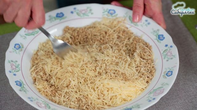 Быстрый ПРАЗДНИЧНЫЙ САЛАТ ? который исчезнет за 1 минуту - рецепт настоящая бомба ?! смотреть онлайн