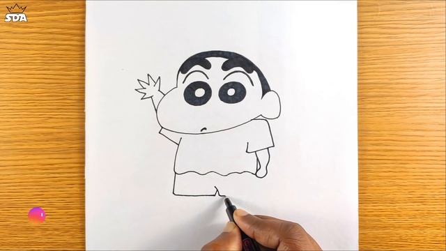 How to draw ShinChan step by step | Pencil sketch Shin-Chan Nohara yo yo смотреть онлайн
