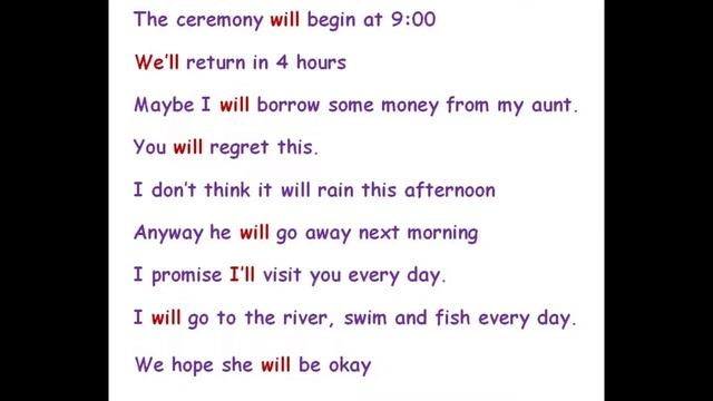 Future Simple смотреть онлайн