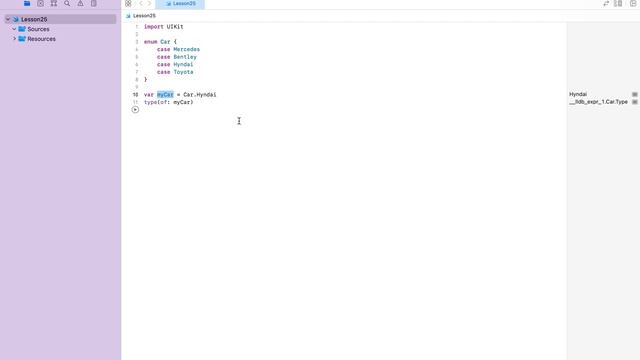 Урок 25 - "Введение в ООП. Перечисления. Swift." смотреть онлайн