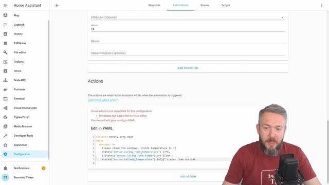 Using two sensors in triggers and conditions NEW in 2021.7 смотреть онлайн