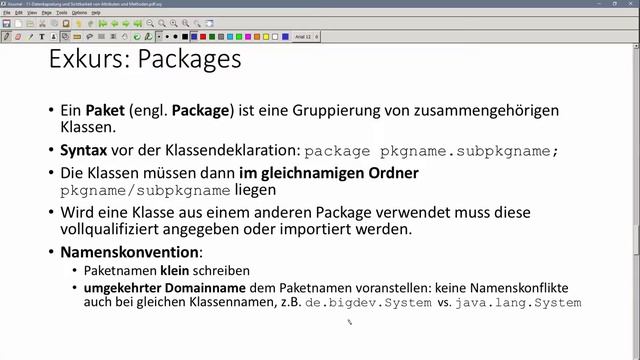 ? JAVA | Datenkapselung & Sichtbarkeit 05 - Packages смотреть онлайн