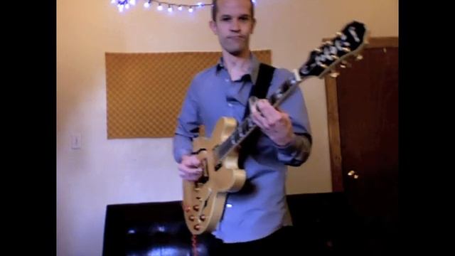 Epiphone Sheraton II slide guitar demo смотреть онлайн