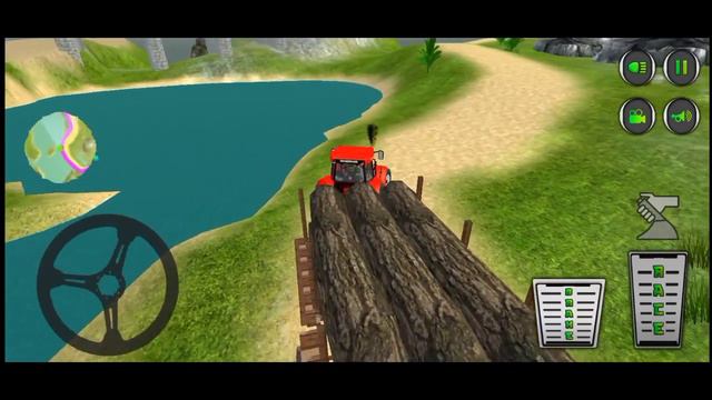 Cargo Tractor Trolley Transport Simulator Game - Android Gameplay - Pop Games смотреть онлайн