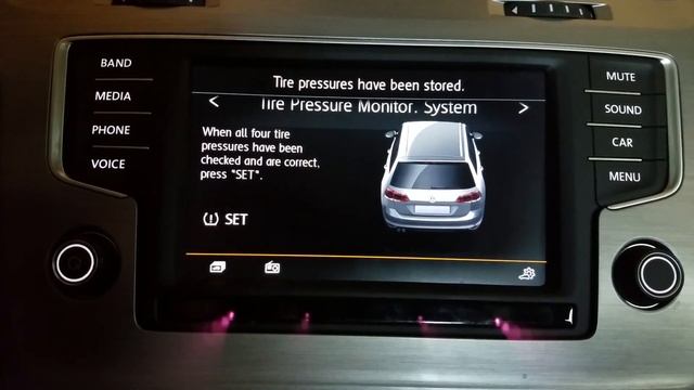 VW Golf Sportwagen TPMS Reset (2016-2019) смотреть онлайн