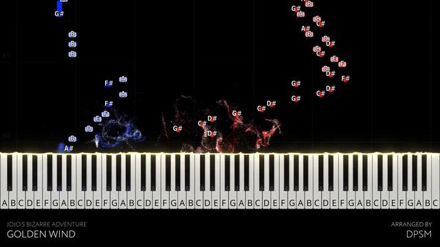Giorno's Theme - JoJo's Bizarre Adventure: Golden Wind - Piano Cover - Piano Tutorial смотреть онлайн
