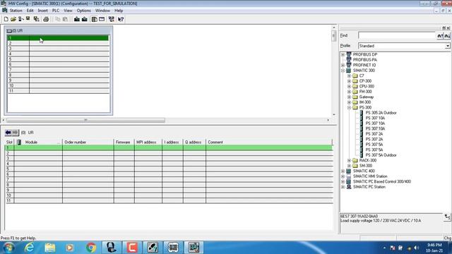 SIEMENS STEP7-300 SIMATIC MANAGER 5.6 HARDWARE CONFIGURATION FOR PROFIBUS NETWORK PART-1 смотреть онлайн