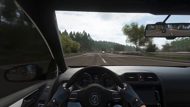 POV - Stage 3 Volkswagen Golf R 2010 Forza Horizon 4 - Steering wheel gameplay смотреть онлайн