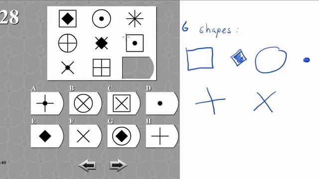 IQ TEST matrix 28 SOLVED AND EXPLAINED смотреть онлайн