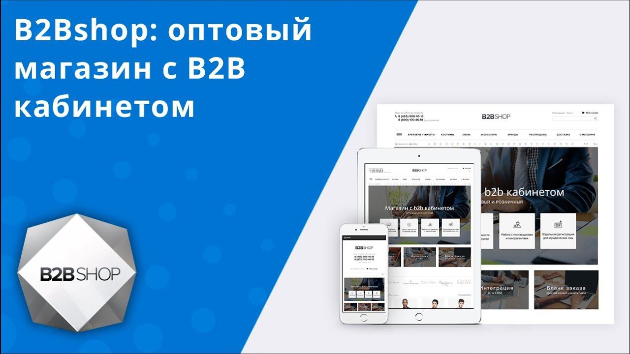 Презентация: B2Bshop оптовый магазин с B2B кабинетом смотреть онлайн