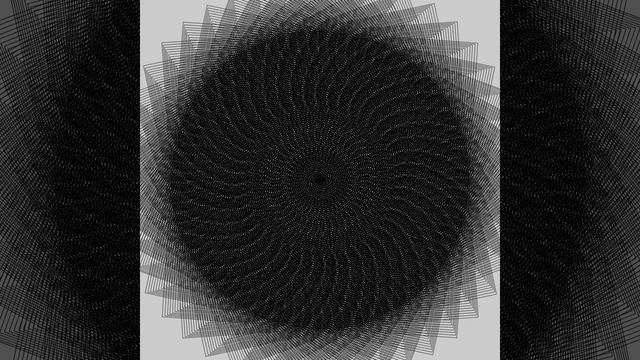 Вращающийся квадрат на Processing Python смотреть онлайн