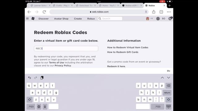 How to redeem a Roblox gift card on ipad iphone and computer смотреть онлайн