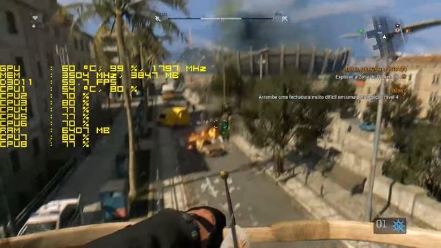 Dying Light FX-8320E + ZOTAC GTX 1050TI смотреть онлайн