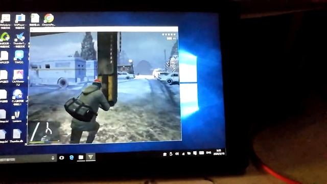 intel Atom x5-Z8300 GAMING : Grand Theft Auto 5 (EZPAD MINI3 大战 gta5) смотреть онлайн