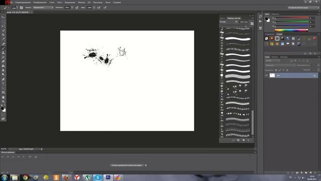 Как установить кисти в adobe photoshop CS6 Урок №7 смотреть онлайн